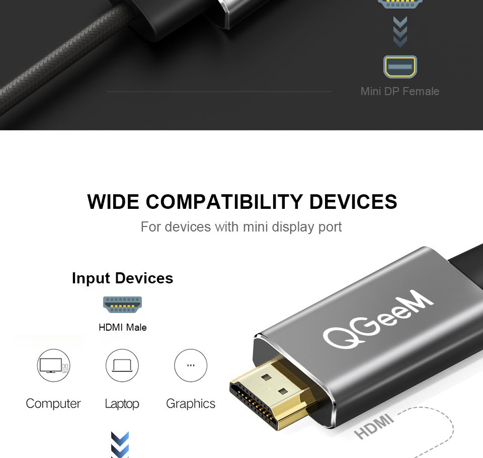 QGEEM-QG-HD02-HDMI-to-Mini-DisplayPort-Converter-Adapter-Cable-4K-x-2K-HDMI-to-Mini-DP-Video-Cable-F-1727278