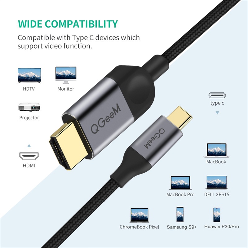 QGeeM-USB-C-to-4K-HDMI-Adapter-Cable-4K30HZ-HD-Video-Output-Display-66ft18m-For-Samsung-Galaxy-Note--1730550