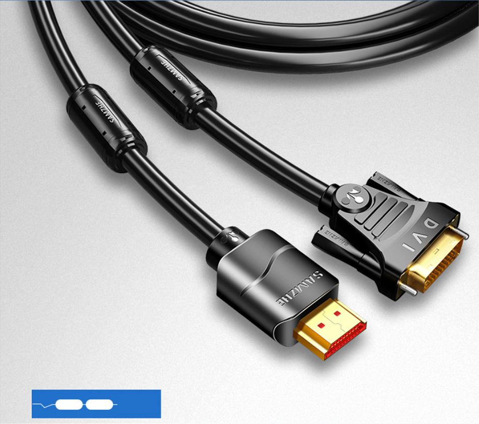 SAMZHE-DVI-to-HDMI-Bi-Directional-HDMI-to-DVI-1080P-HDMI-Cable-Video-Cable-for-Computer-Projector-TV-1650371