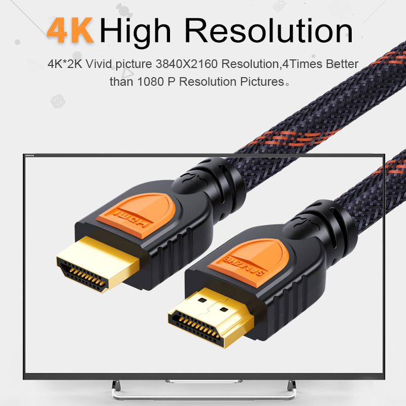 SAMZHE-HDMI-to-HDMI-20-Cable-HDR-4K-3D-Support-for-laptop-TV-LCD-Laptop-PS3-Projector-Computer-Cable-1430276