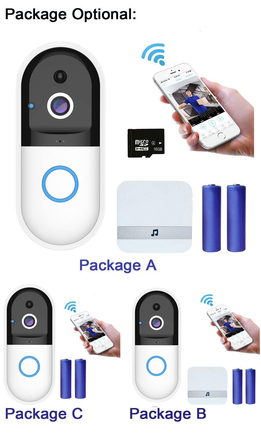 2019-NEW-B50-Wireless-WiFi-Intercom-Video-Doorbell-Camera-Set-Smart-APP-Control-Door-Bell-Camera-wit-1476905