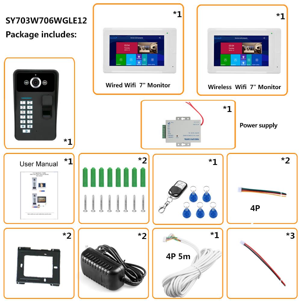 7-inch--2-Monitors--Wifi-Wireless-Fingerprint-RFID-Video-Doorbell-Intercom-System-with-Wired-AHD-108-1648514