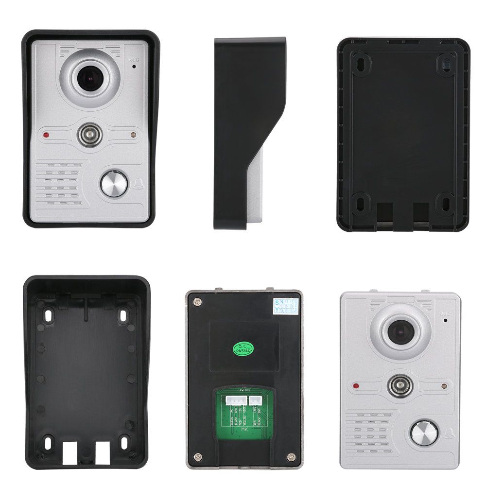 7quot-2-Monitors-Video-DoorPhone-Doorbell-Intercom-Wired-Wireless-Wifi-System-with--IR-CUT-HD-1000TV-1618060