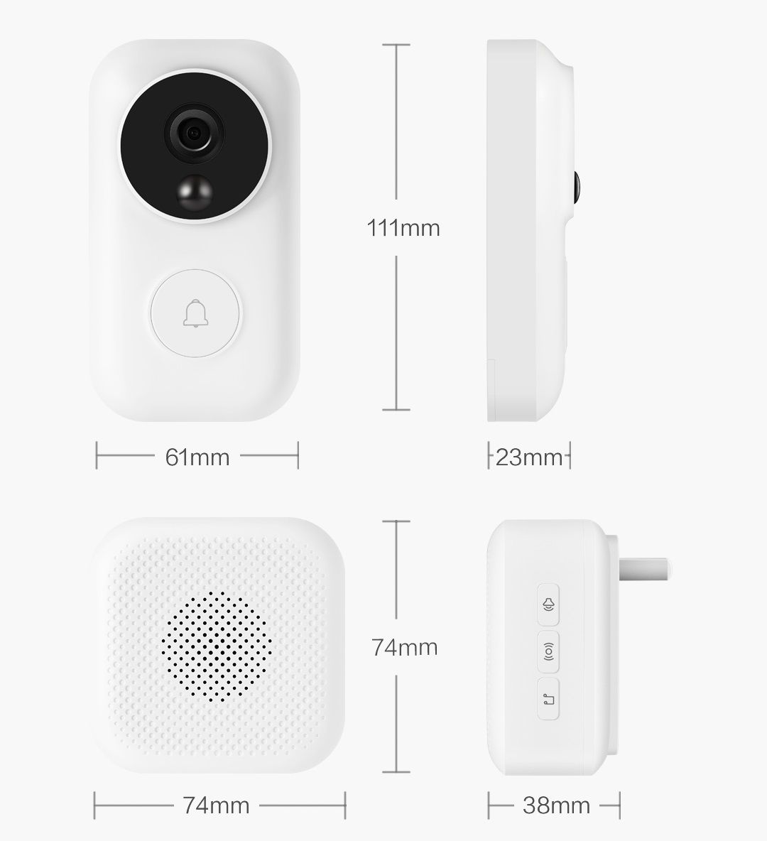AI-Face-Identification-720P-IR-Two-Way-Audio-Video-Doorbell-Motion-Detecting-SMS-Push-1388821