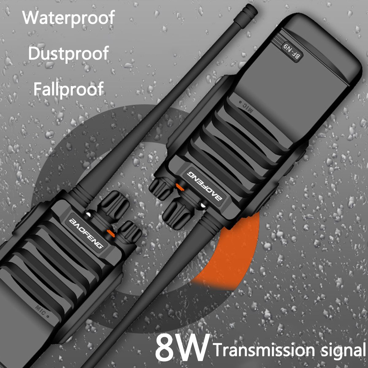 Baofeng-BF-N9-8W-IP67-Waterproof-Walkie-Talkie-FM-Radio-UHF-400-520MHz-Two-Way-Radio-15KM-Communicat-1420913