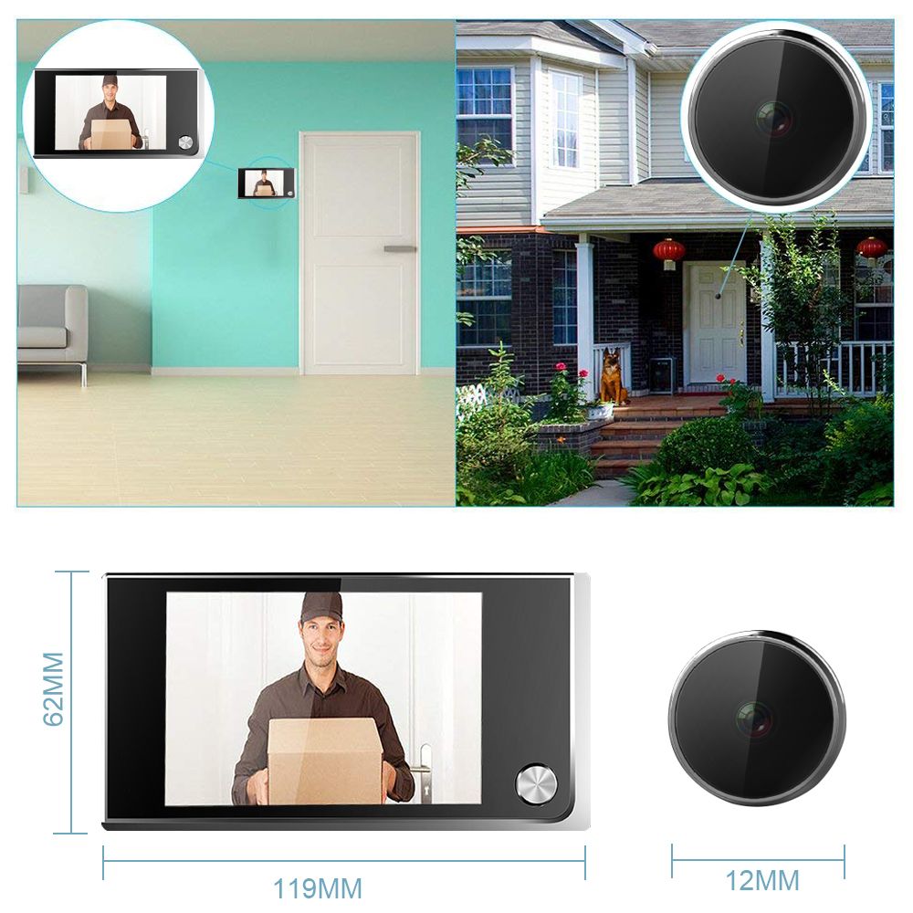 Digital-Door-Viewer-Doorbell-Security-Camera-Electronic-Cat-Eye-35quot-LCD-1408855