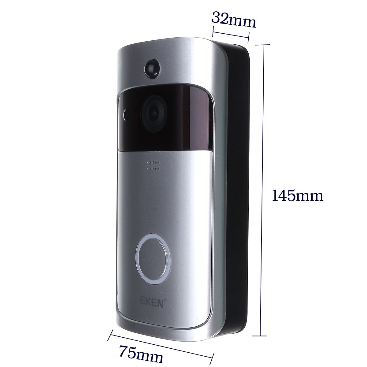 EKEN-A8-Smart-Wireless-WiFi-Video-Visible-Doorbell-Motion-Detection-Wide-Angle-166deg-8GB-Internal-S-1336962