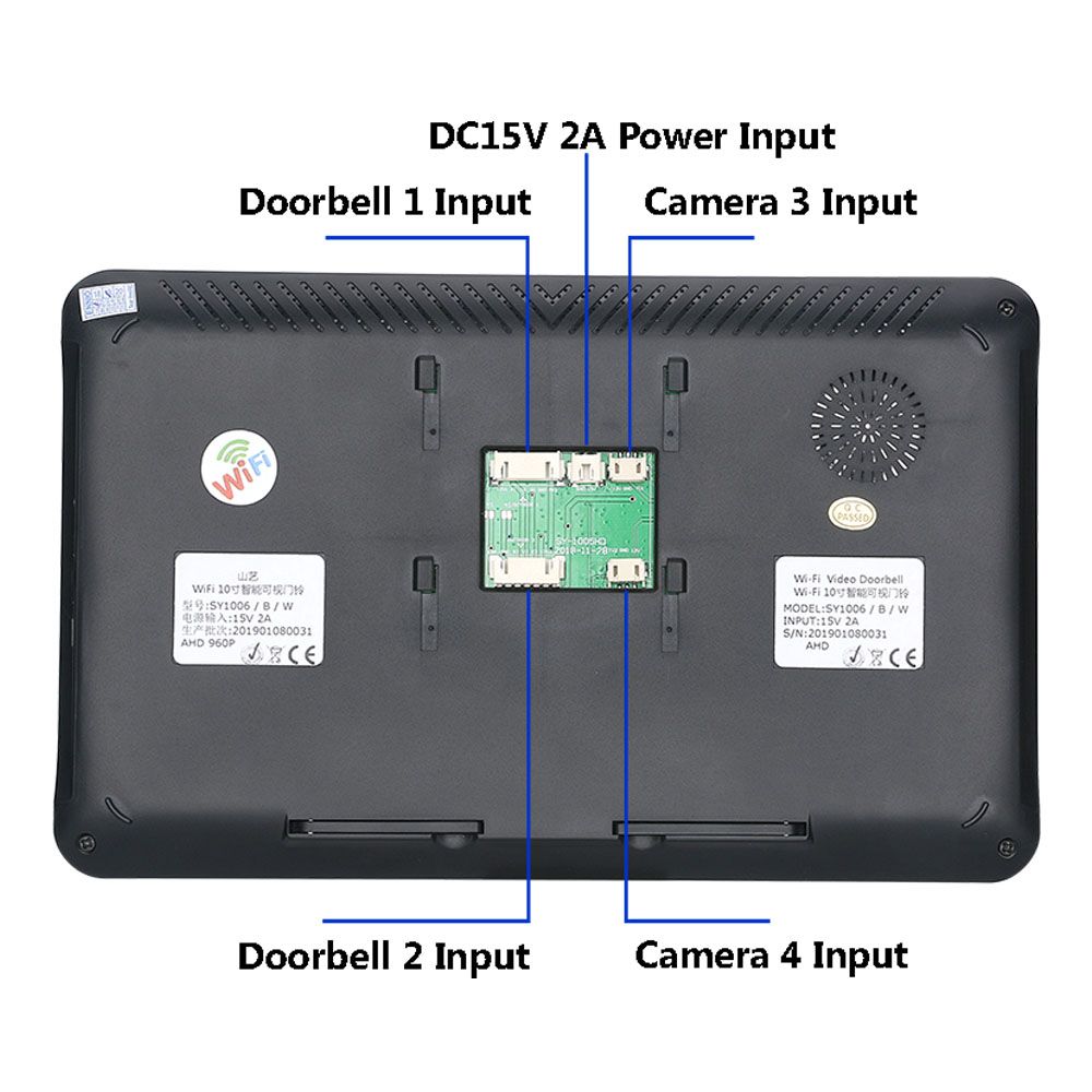 ENNIO-10-inch--2-Monitors-Wifi-Wireless-Fingerprint-RFID-Video-Door-Phone-Doorbell-Intercom-System-w-1651202