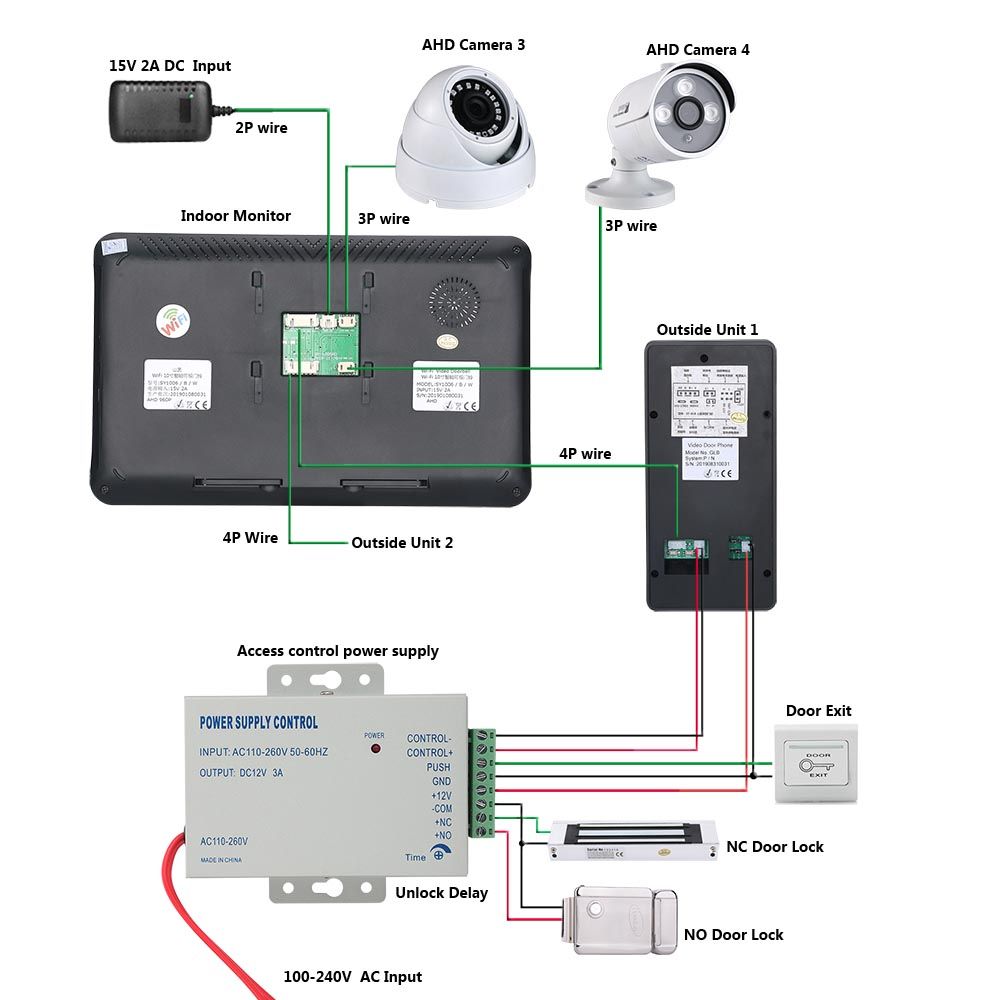 ENNIO-10-inch-Wifi-Wireless-Fingerprint-IC-Card-Video-Door-Phone-Doorbell-Intercom-System-with-Wired-1624615