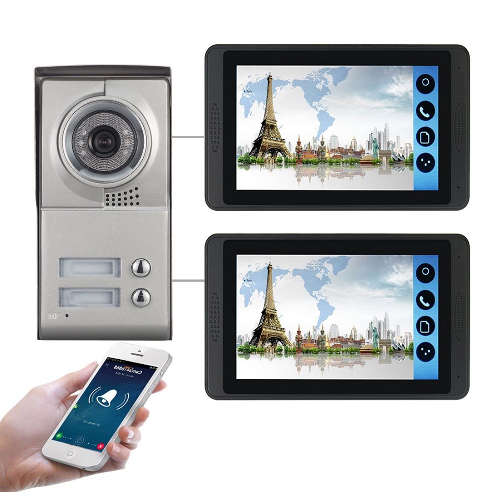 ENNIO-618MC12-Two-Family-7inch-Wifi-Wired-Touch-Video-Doorbell-Video-Camera-Phone-Remote-Call-Unlock-1615822