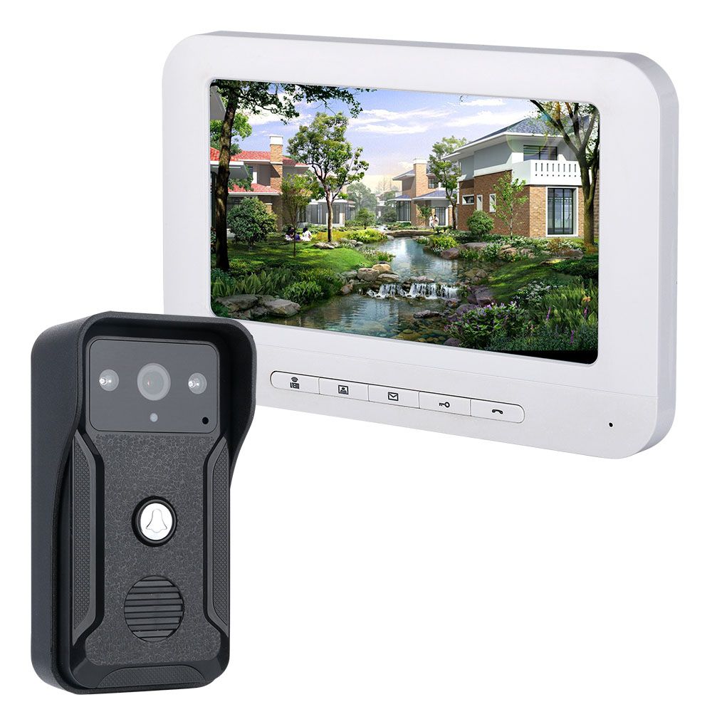 ENNIO-7-Inch-Video-Door-Phone-Doorbell-Intercom-Kit-1-Camera-1-Monitor-Night-Vision-with-700TVL-Came-1615996