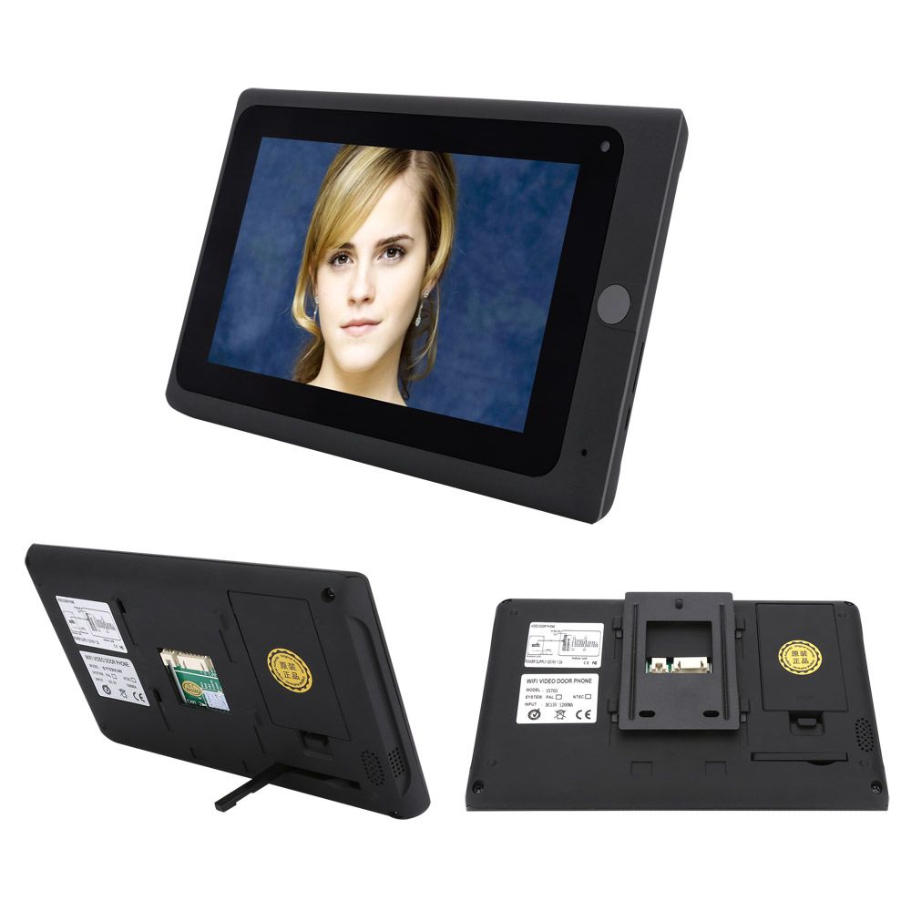 ENNIO-7-inch--2-Monitors--Wifi-Wireless-Fingerprint-IC-Card--Video-Door-Phone-Doorbell-Intercom-Syst-1642477