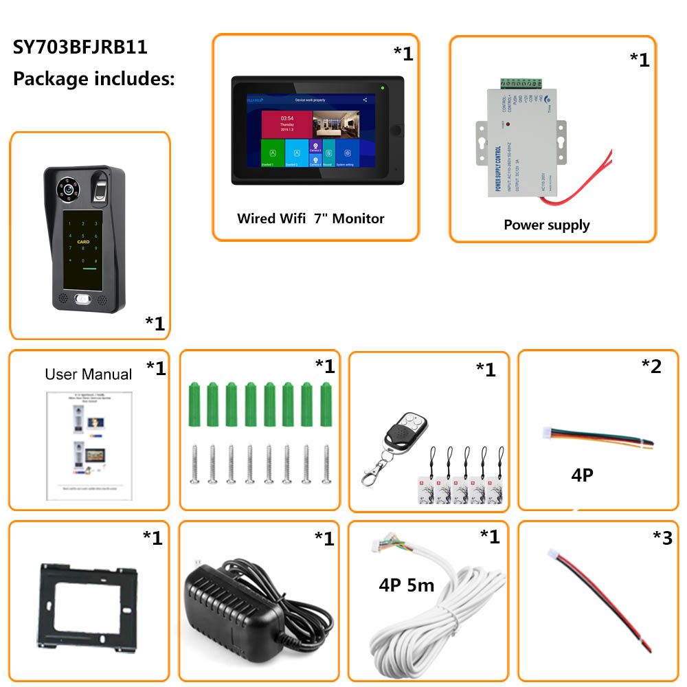 ENNIO-7-inch--Wifi-Wireless-Fingerprint-IC-Card--Video-Door-Phone-Doorbell-Intercom-System-with-Wire-1618055