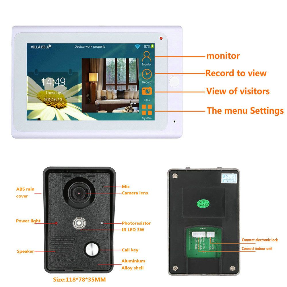 ENNIO-7-inch-2-Monitors-Wireless-WIFI-Video-Door-Phone-Doorbell-Intercom-Entry-System-with-Wired-HD--1618063