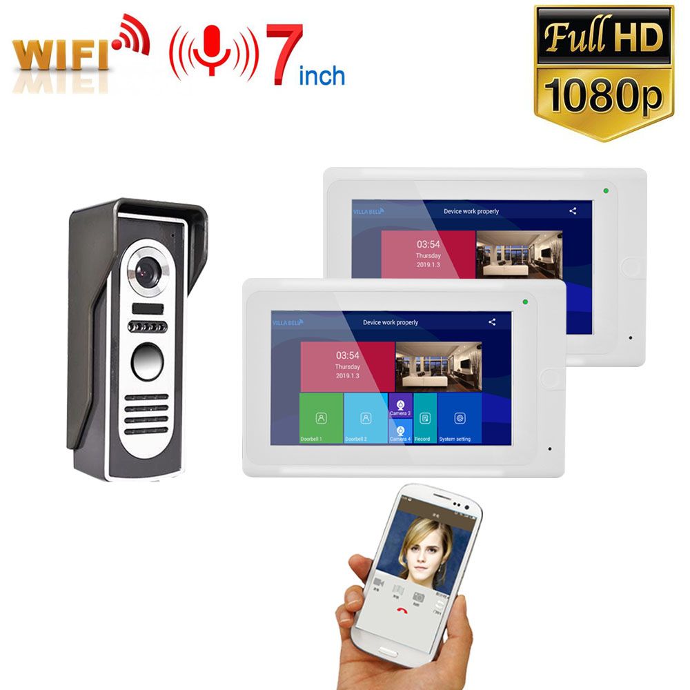 ENNIO-7-inch-2-Monitors-Wireless-WIFI-Video-Doorbell-Intercom-Entry-System-with-Wired-HD-1080P-Wired-1618059