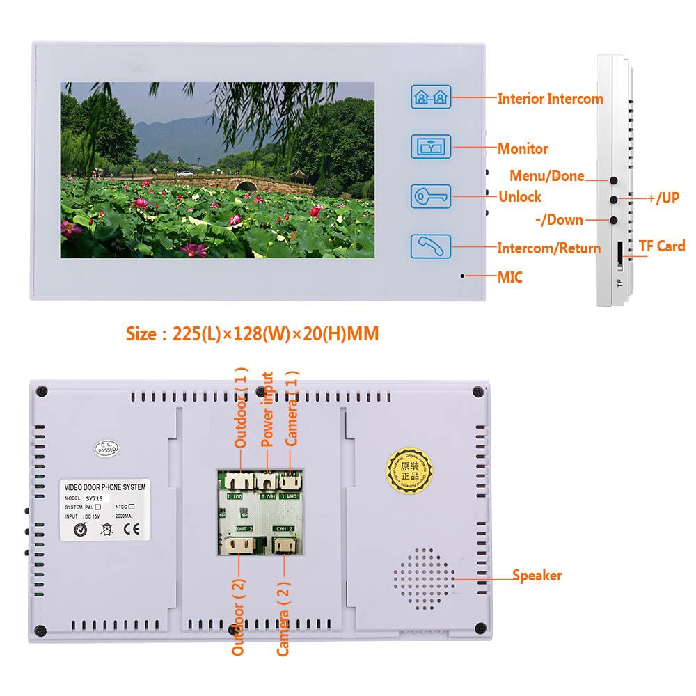 ENNIO-7-inch-Record-Wired-Video-Door-Phone-Doorbell-Intercom-System-with--2Pcs-AHD-1080P-Camera-1624624