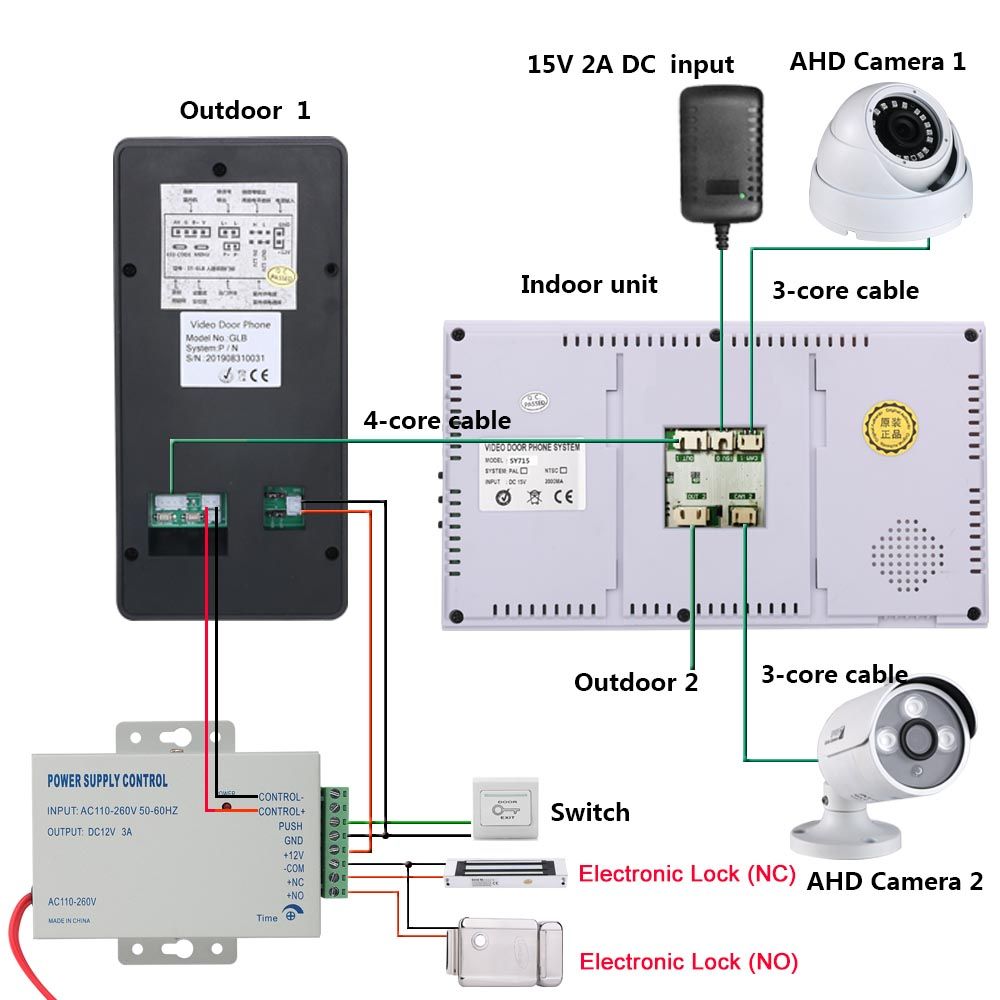 ENNIO-7-inch-Record-Wired-Video-Door-Phone-Doorbell-Intercom-System-with--Fingerprint-RFIC-Card-AHD--1624618