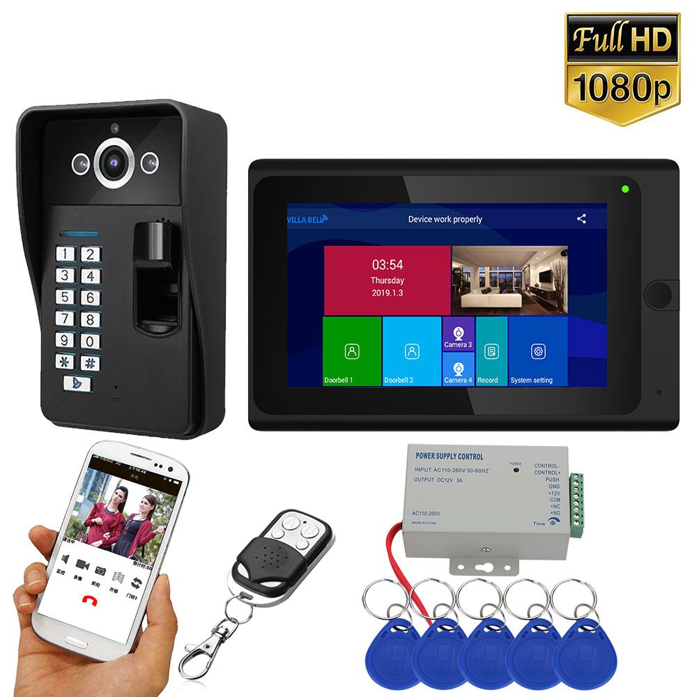 ENNIO-7-inch-Wifi-Wireless-Fingerprint-RFID-Video-Door-Phone-Doorbell-Intercom-System-with-Wired-AHD-1618056