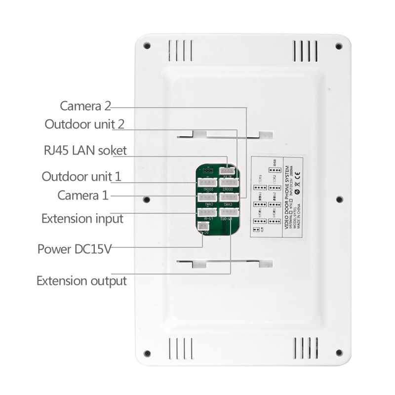 ENNIO-701FC12-7-Inch-Wired--Wireless-Wifi-RFID-Password-Video-Door-Phone-Doorbell-Intercom-Entry-Sys-1756946