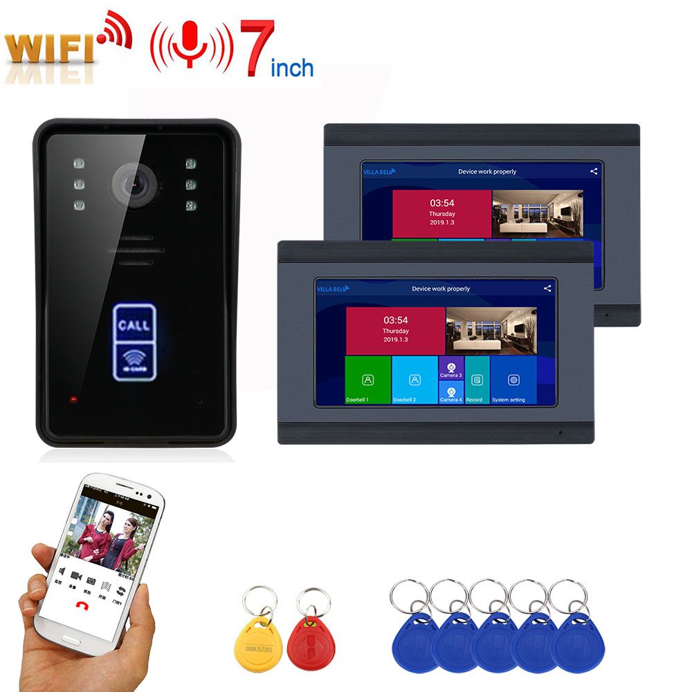 ENNIO-7inch-2-Monitors-Wifi-RFID-Video-Doorbell-Intercom-Entry-System-with-Wired-IR-CUT-1080P-Wired--1624632