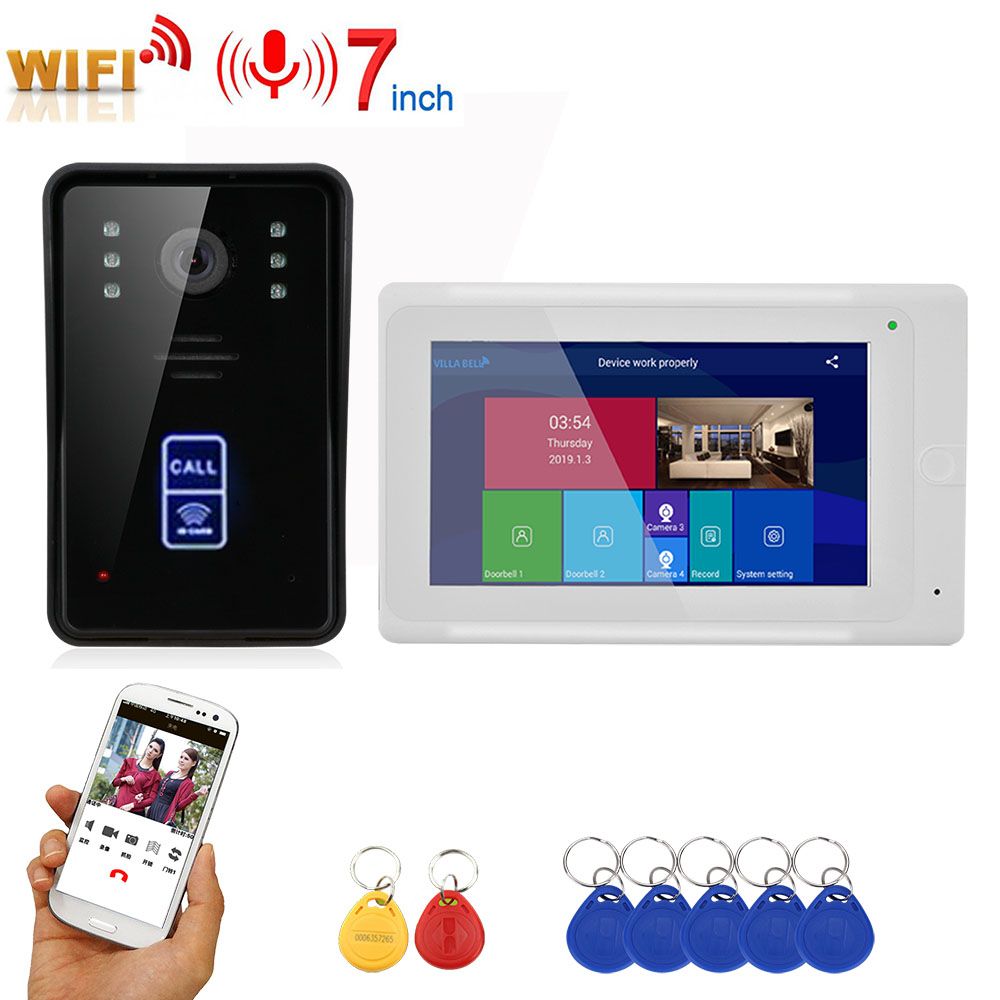 ENNIO-7inch-Wireless-Wifi-RFID-Video-Doorbell-Intercom-Entry-System-with-Wired-IR-CUT-1080P-Wired-Ca-1624633