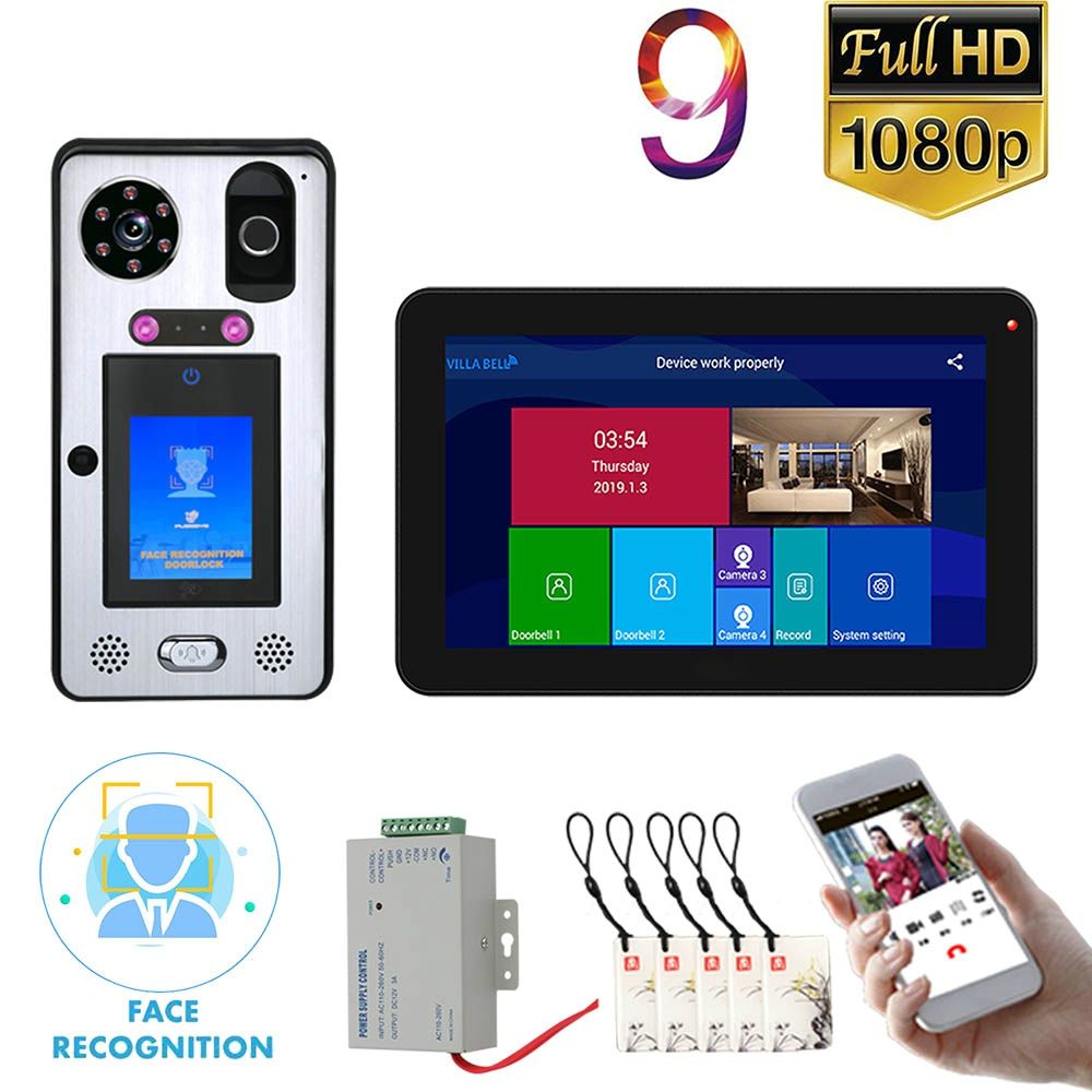 ENNIO-9-inch-Wifi-Wireless-Face-Recognition-Fingerprint-IC-Video-Door-Phone-Doorbell-Intercom-System-1633221