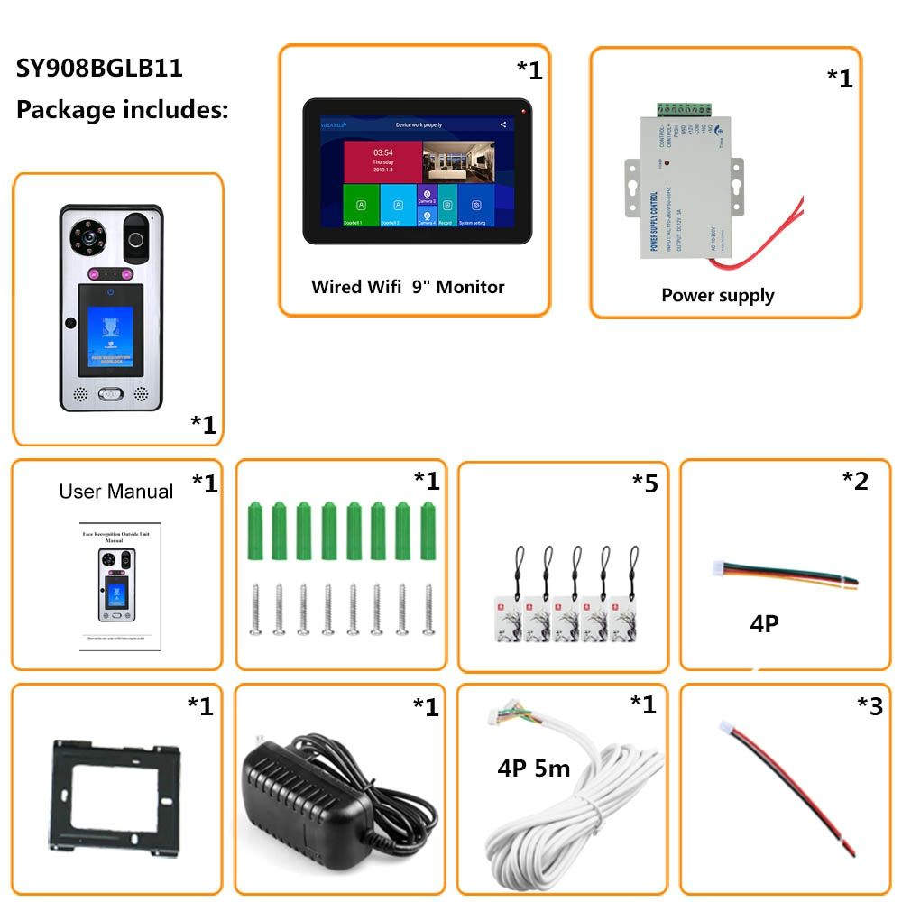 ENNIO-9-inch-Wifi-Wireless-Face-Recognition-Fingerprint-IC-Video-Door-Phone-Doorbell-Intercom-System-1633221