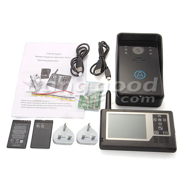 ENNIO-CT3501A11-35inch-Color-Wireless-Video-Intercom-Doorbell-Phone-System-908932