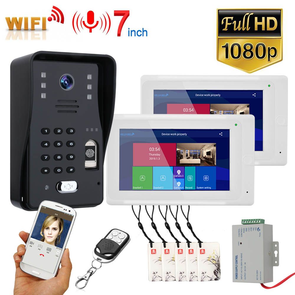 ENNIO-SY703W706WMJLP12-2-Monitors-7-inch-Wifi-Wireless-Video-Door-Phone-Doorbell-Intercom-System-wit-1764967