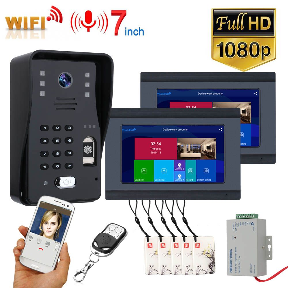 ENNIO-SY709B710BMJLP12-2-Monitors-7-inch-Wifi-Wireless-Video-Door-Phone-Doorbell-Intercom-System-wit-1764999