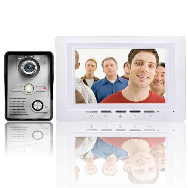 ENNIO-SY817MKW11-7-inch-Video-Door-Phone-Doorbell-Intercom-Kit-1-Camera-1-Monitor-Night-Vision-1100875