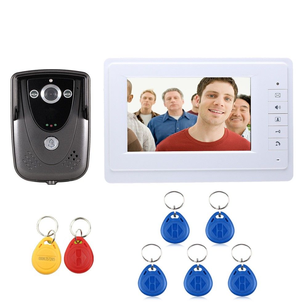 ENNIO-SY819FCID11-7-Inch-Video-Door-Phone-Doorbell-Intercom-Monitor-with-RFID-Keyfob-IR-Camera-Kit-1005574