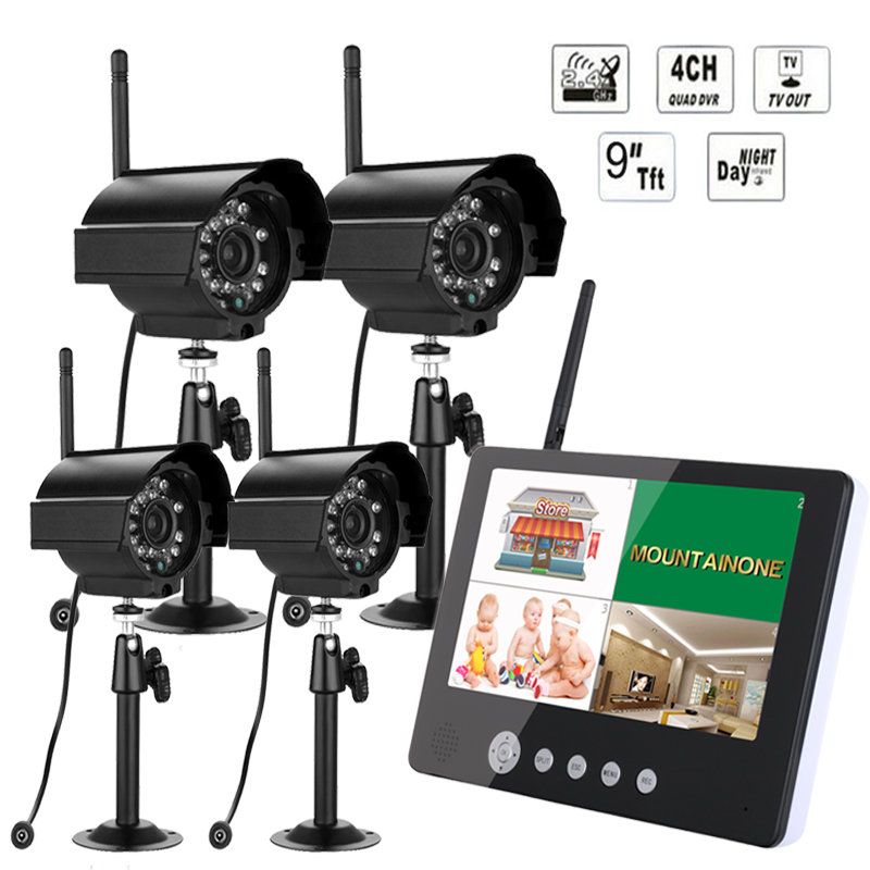 ENNIO-SY903E14-9inch-LCD-Monitor-DVR-Wireless-Kit-Home-CCTV-Security-System-with-Four-Digital-Camera-993367