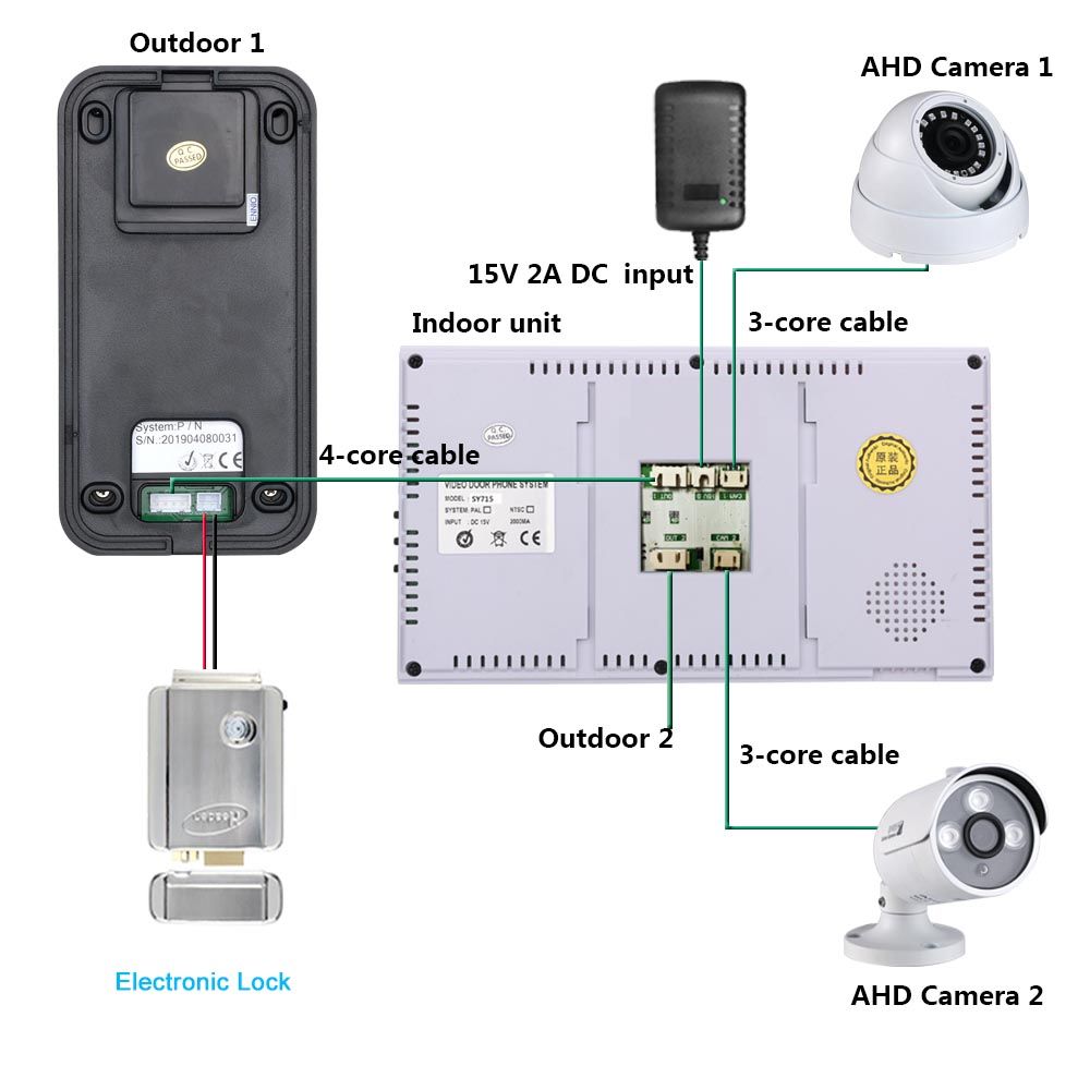 ENNIO-White-7-inch-Record-Wired-Video-Door-Phone-Doorbell-Intercom-System-Kit-with---AHD-1080P-Camer-1653218