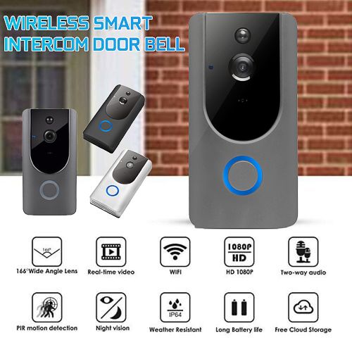 HD-Wireless-Smart-Doorbell-Video-Intercom-Security-WiFi-166-Degree-Motion-Detect-Real-Time-Two-Way-A-1618876