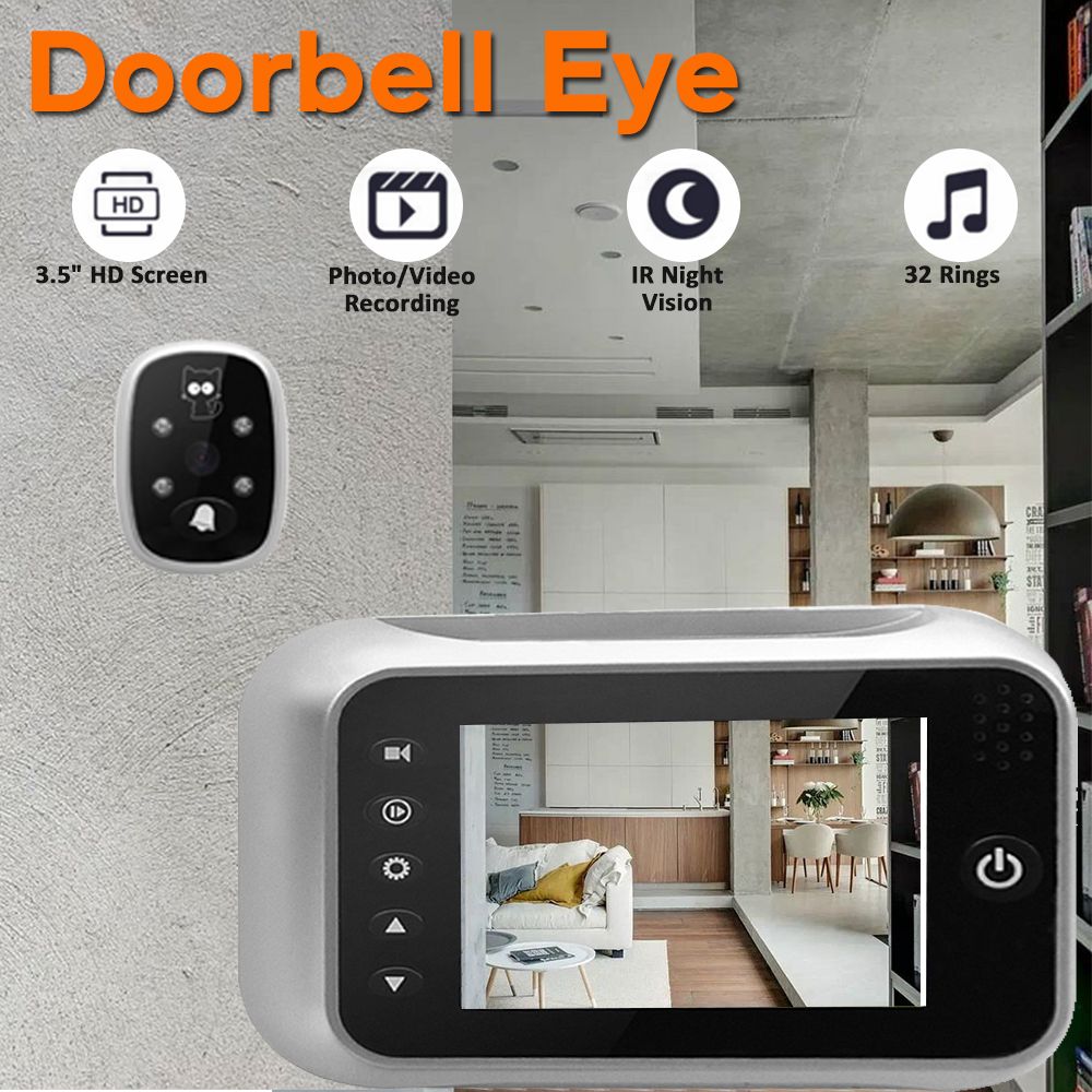 Peephole-Camera-Door-Eye-Doorbell-Visual-Intercomer-120deg-Wireless-IR-Night-Vision-1697445