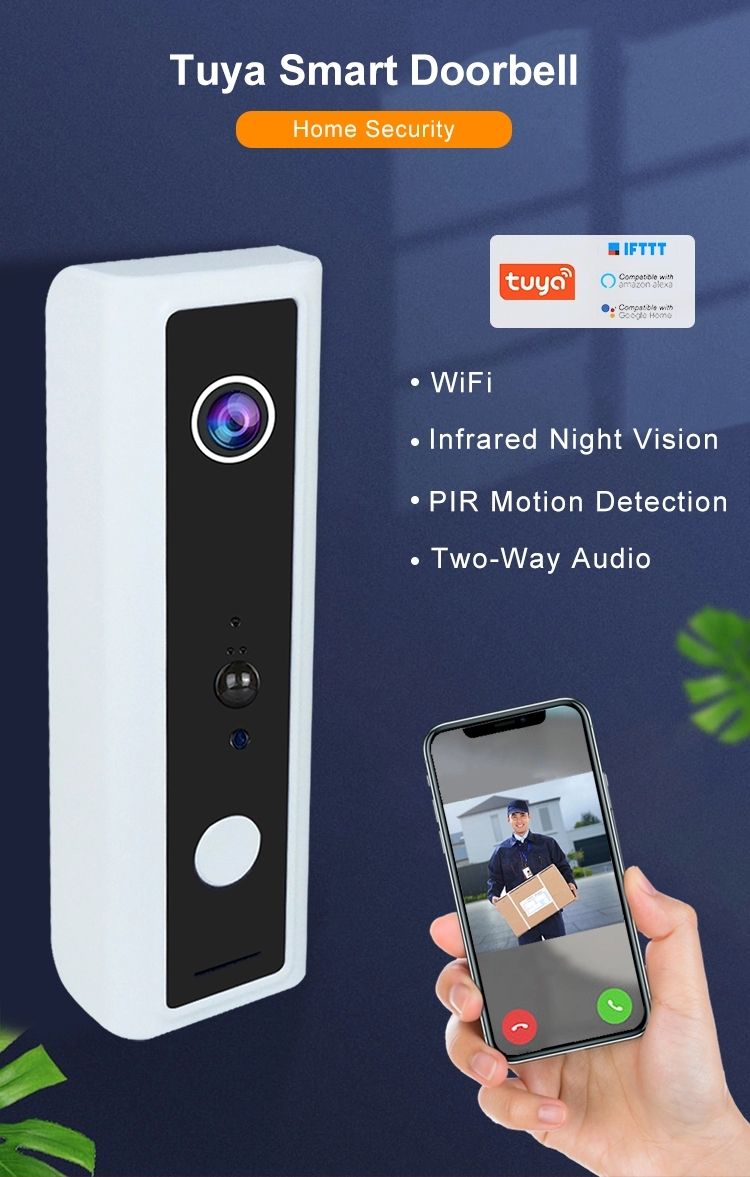 Pripaso-25MP-Night-Vision-Mini-Wifi-Doorbell-Amazon-Alexa-Google-home-Wireless-Smart-Doorbell-Camera-1695667