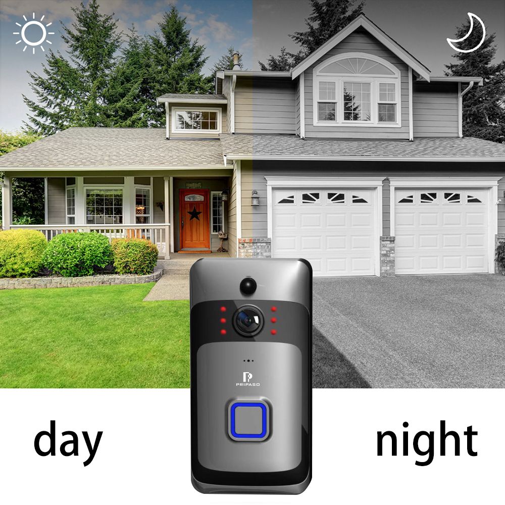 Pripaso-720P-1MP-WIFI-Video-Door-Phone-Door-Bell-Camera-Smart-Wireless-Security-Doorbell-PIR-Camera--1695683