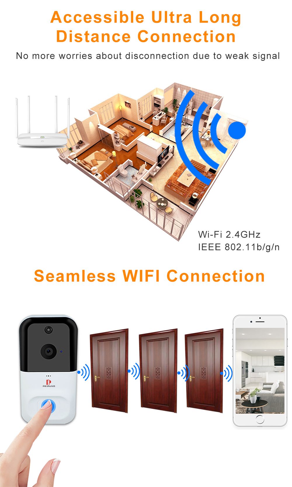 Pripaso-Smart-720P-Intercom-Phone-Call-Door-Bell-IP-Camera-Wireless-Wifi-Video-Doorbell-Infrared-Nig-1695698