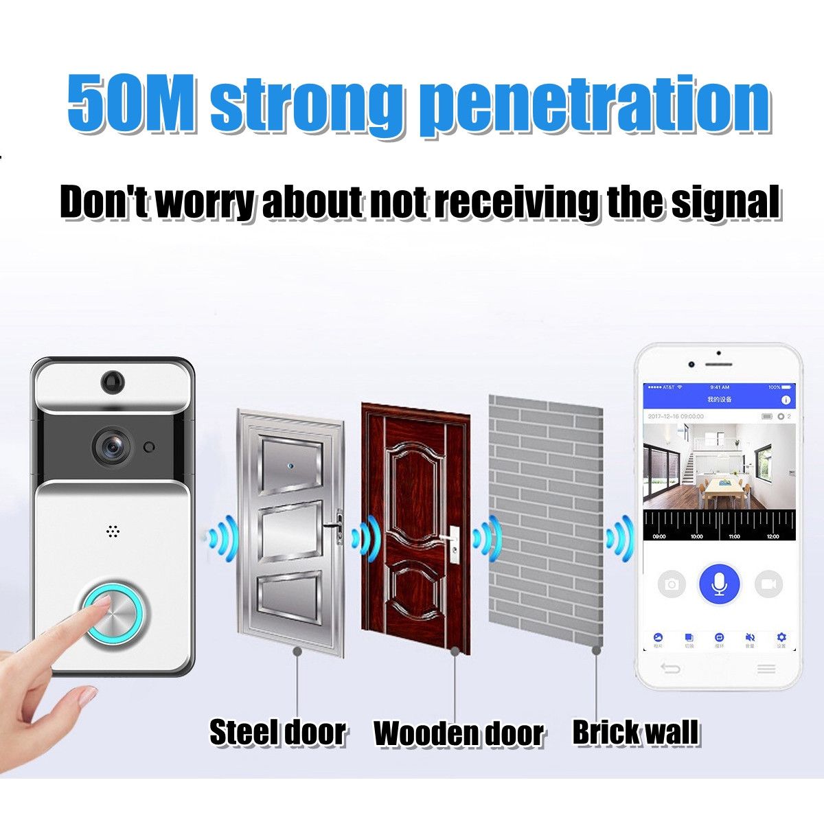 Smart-IR-Wireless-WiFi-DoorBell-Security-Video-Phone-Doorbell-Visual-Recording-1360010