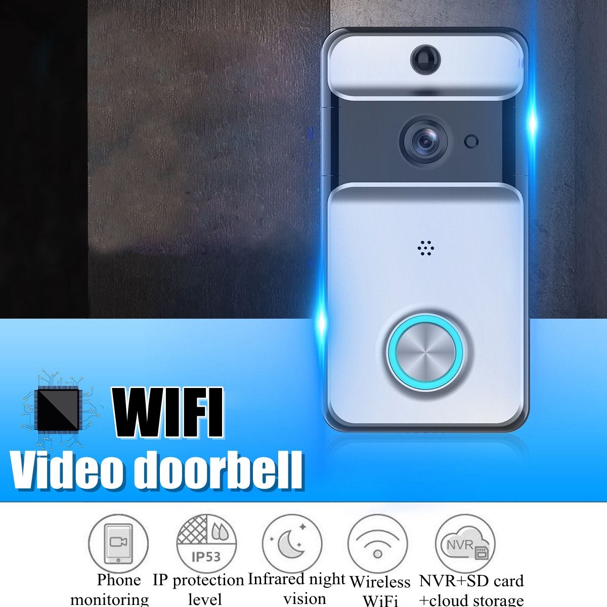 Smart-IR-Wireless-WiFi-DoorBell-Security-Video-Phone-Doorbell-Visual-Recording-1360010