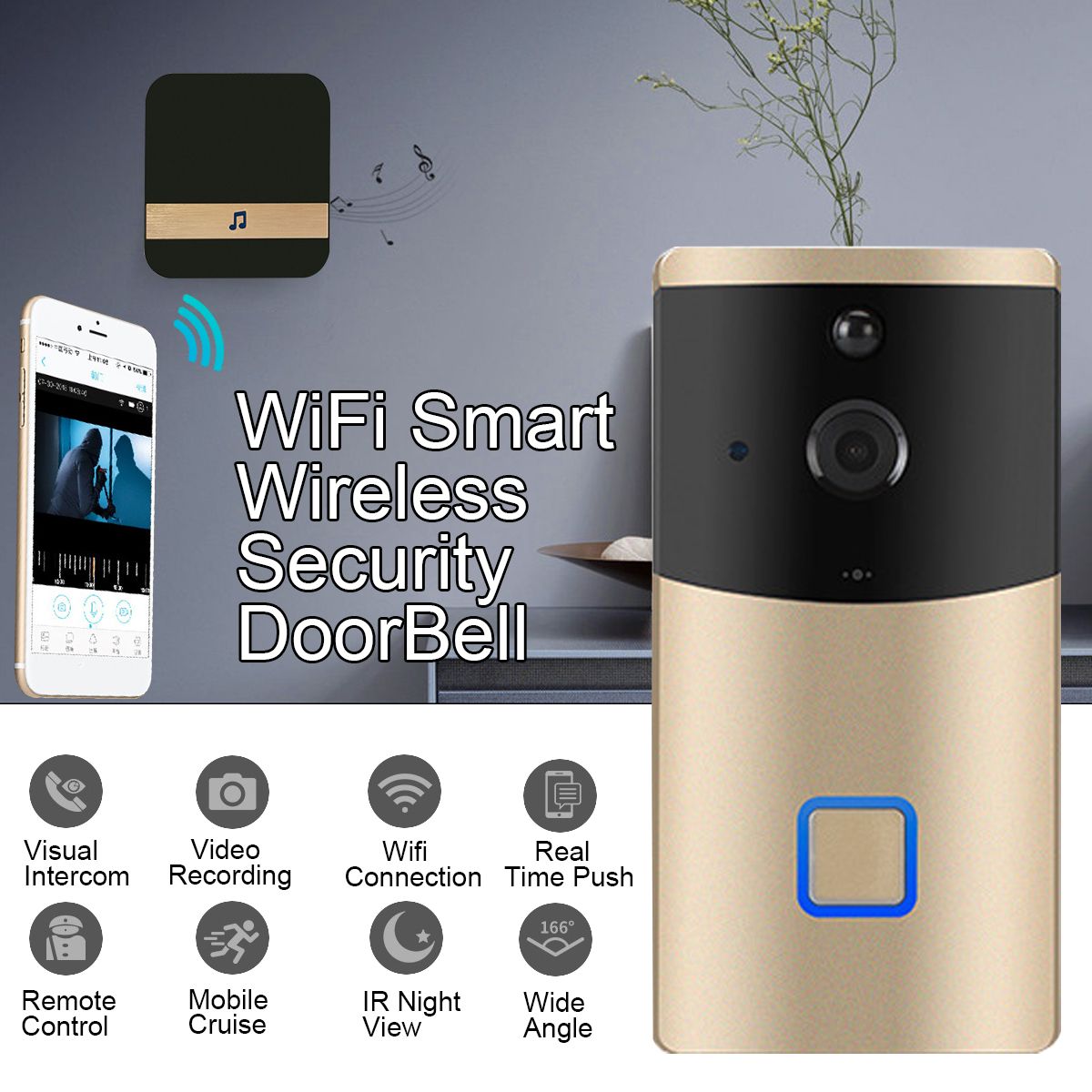 Smart-Wireless-WiFi-Video-DoorBell-Phone-IR-Motion-PIR-Detection-Camera-Remote-1476983