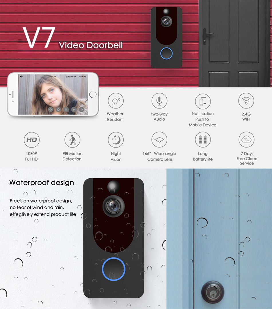 V7-Smart-Video-Doorbell-HD-1080P-Camera-Intercom-With-Chime-Night-vision-IP-WiFi-Door-Bell-Wireless--1559760