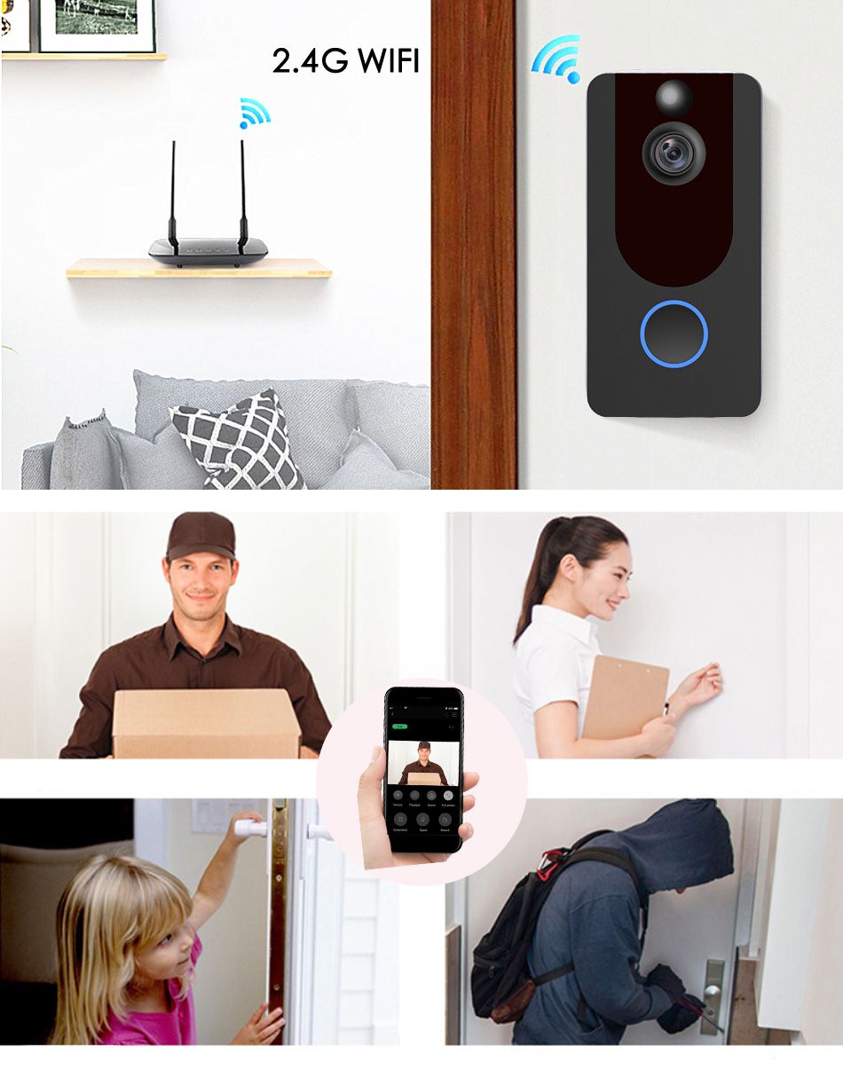 V7-Smart-Video-Doorbell-HD-1080P-Camera-Intercom-With-Chime-Night-vision-IP-WiFi-Door-Bell-Wireless--1559760