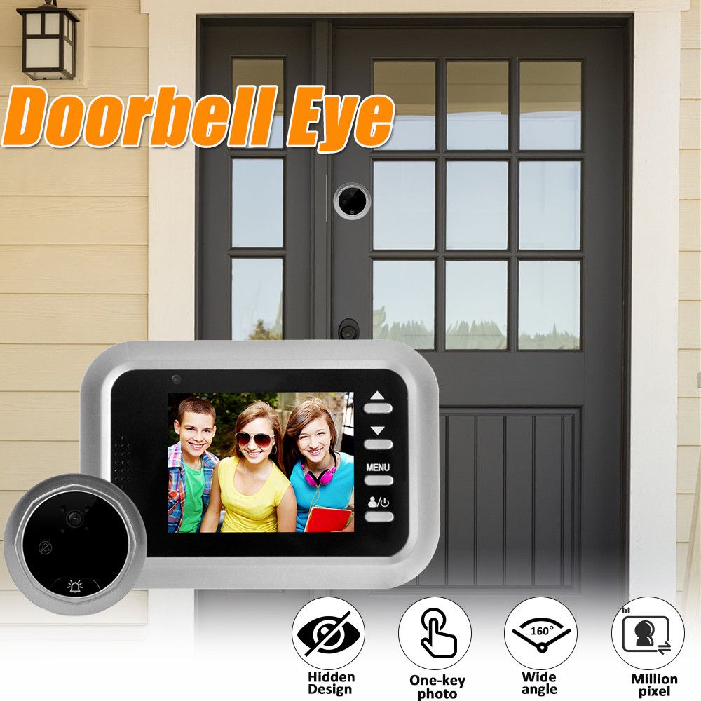 W8-S-24quot-Visual-Doorbell-Digital-IR-Peephole-Viewer-Monitor-HD-Camera-Video-1750462