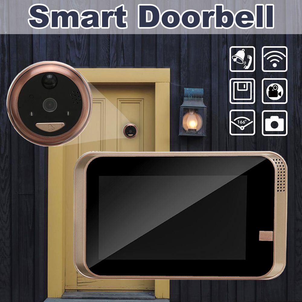 WiFi-Wireless-Video-Doorbell-Talk-Smart-Door-Bell-Security-Camera-HD-Cat-Eye-1595985