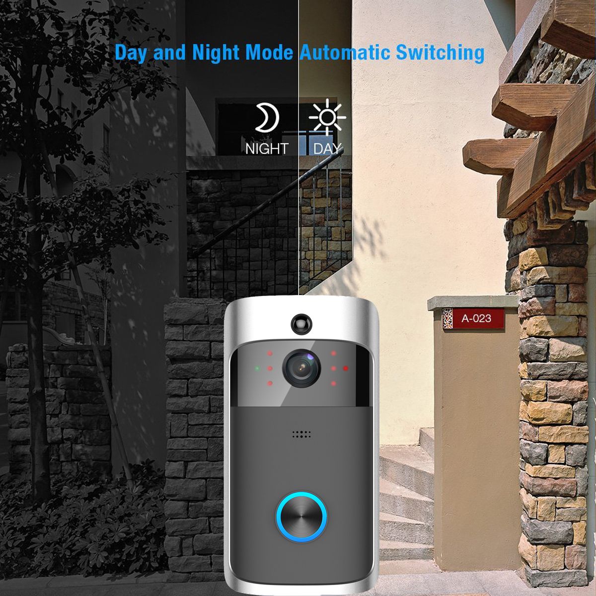 Wireless-Camera-Video-Doorbell-Home-Security-WiFi-Smartphone-Remote-Video-Rainproof-1319708