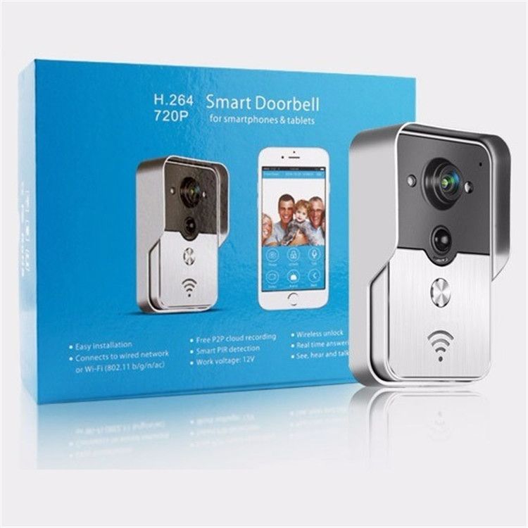Wireless-Video-Door-Phone-Intercom-Doorbell-Peehole-Camera-Remote-Unlock-IR-Alarm-Android-IOS-1120495