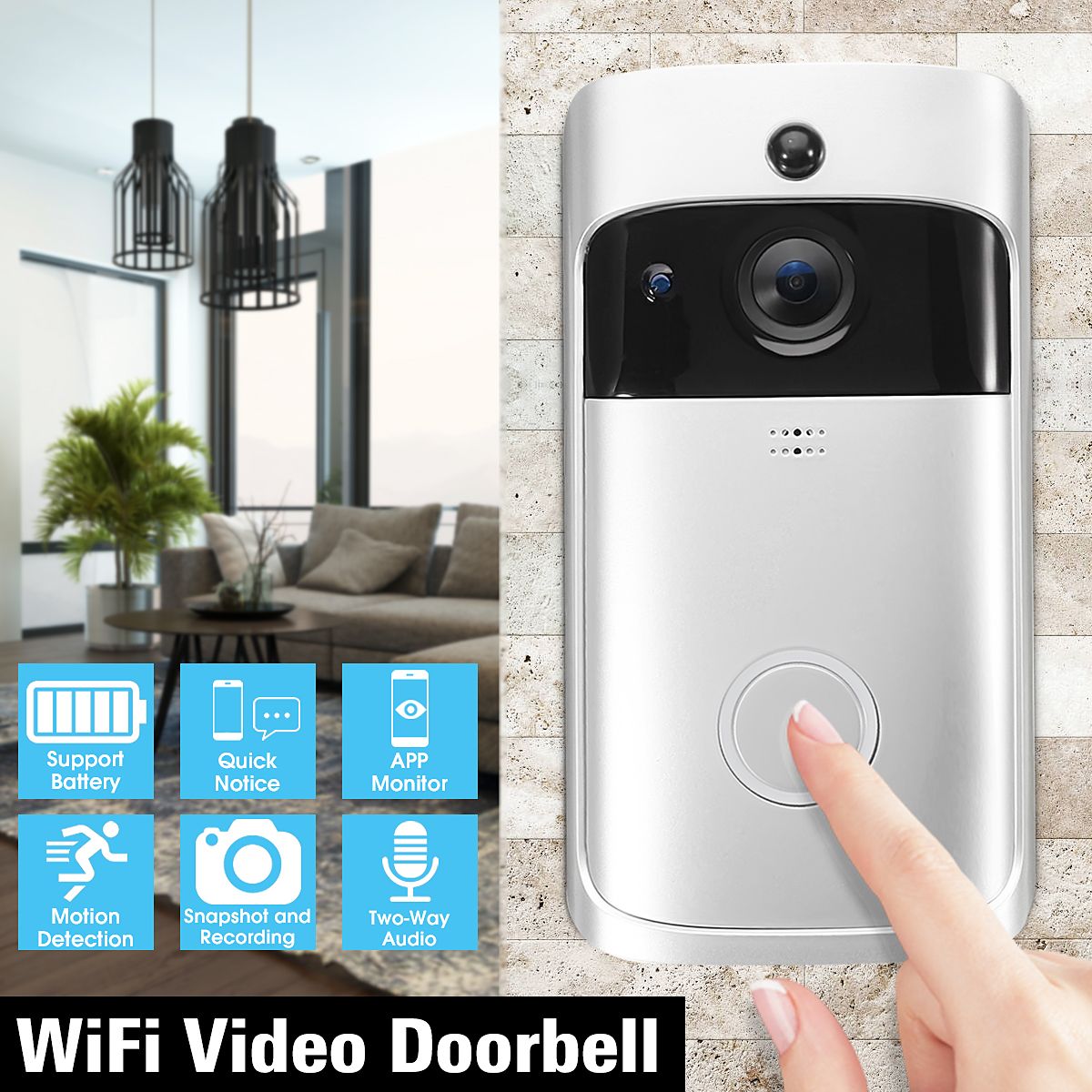 Wireless-WiFi-Video-Doorbell-Camera-Door-Bell-Two-Way-Audio-APP-Control-iOS-Android-Battery-Powered-1363899