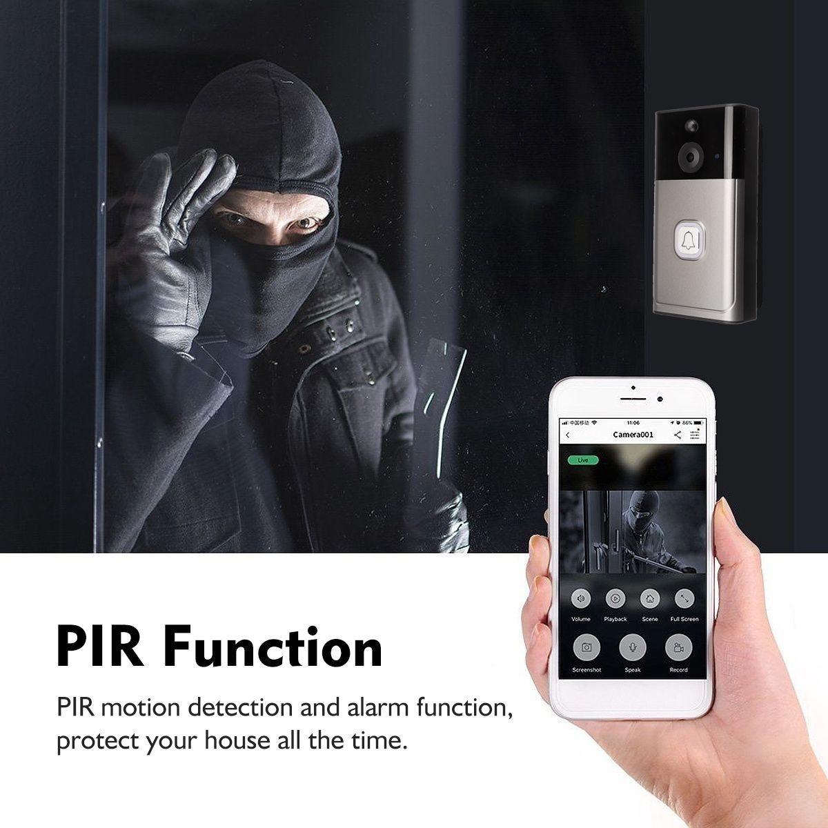 Wireless-WiFi-Video-Doorbell-Rainproof-Smartphone-Remote-Video-Camera-Security-Two-Way-Talk-166deg-1448088